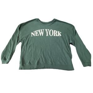 Grayson Threads New York Women’s Long Sleeve Green Soft Sweater XL
